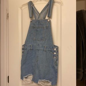 NWOT Overalls skirt